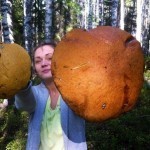 Фотофакт: Огромные грибы продолжают находить в Карелии